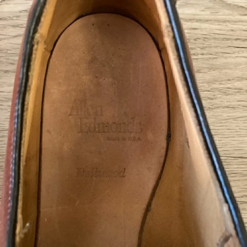 Allen Edmonds Dellwood Men's Leather Dress Shoes Size 10